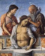 Marco Zoppo THe Dead Christ with Saint John the Baptist and Saint Jerome china oil painting artist